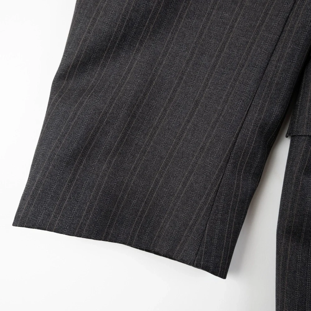 CANALI grey pinstripe blazer Made in Italy size US 42 (Italy 52)